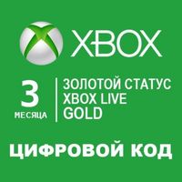 X-BOX Live Gold Card 3 месяца регион Россия - фото